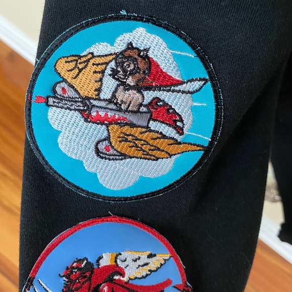 Black First Star Tuskegee airmen Crewneck - Picture 11 of 13